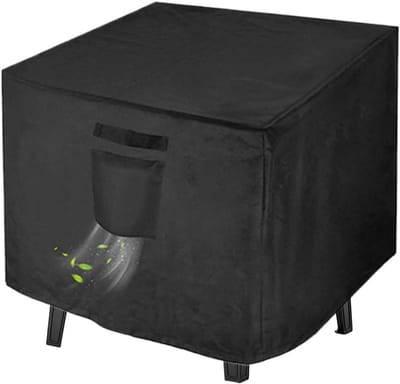 Vuurkorf Hoes - Beschermhoes Buiten - Terras Beschermen - Waterdichte Oxfordstof - 82x82x61 cm - Zwart
