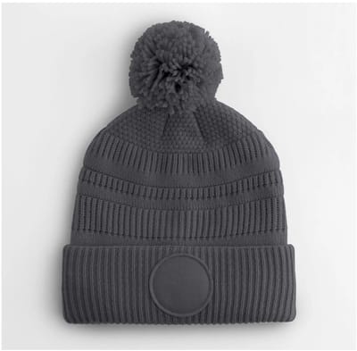 Fan Patch Beanie - Graphite Grey - One Size