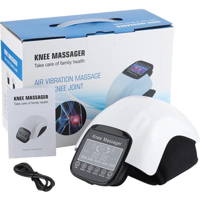 Elektrische Infrarood Verwarming Knie Massager met Luchtdruk En Vibratie Fysiotherapie Instrument voor Kniepijn Verlichting En Rehabi gray