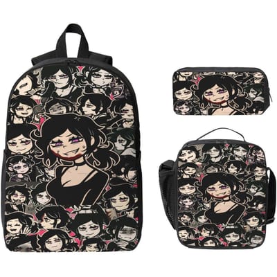 3 Stuks De Kist van Andy en Leyley Rugzak Set voor Kinderen Etui Sets Schooltas Sets met Lunchbox Voor School Leerlingen Daypack gray