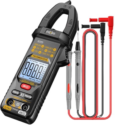 Tang Multimeter - Spanning Tester - Elektrische Diagnostiek - Verlicht LCD Scherm - 4000 Tellingen - Zwart