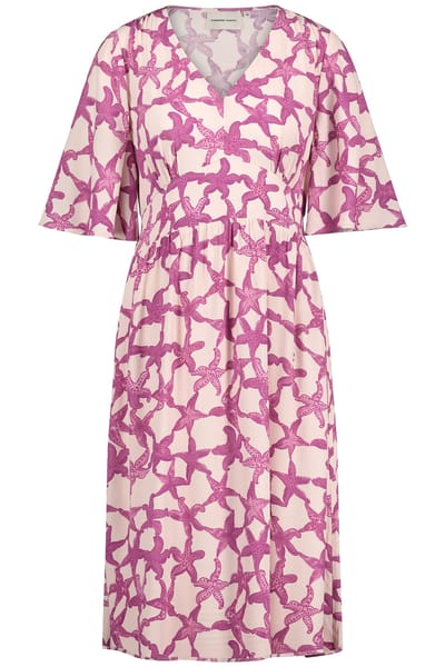 Fabienne Chapot Jonne Dress Pink Money/pink Punc Maat: 34 | Midi Jurken Outlet | Dames | Roze