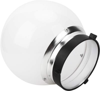 Allecto - Soft Box Mount - Fotografie Accessoire - 15Cm Soft Light Ball - Flitslampenkap - Natuurlijk Licht - Geschikt voor Portretfotografie