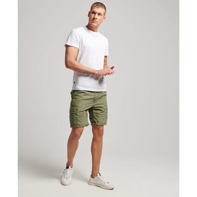 Superdry - Cargoshort van zwaar biologisch katoen - Heren - Korte broeken