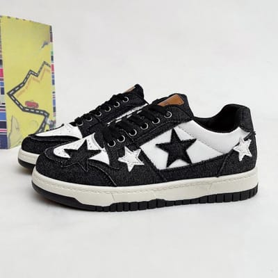 Lente en Herfst Nieuwe Ins Trendy Niche Design Sense Casual Veelzijdige Kleine Witte Schoenen 39 zwart