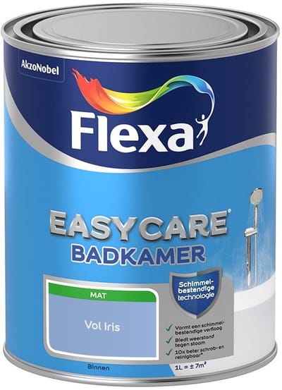 Flexa - Easycare Badkamer - Vol Iris - Mengverf - 1 L