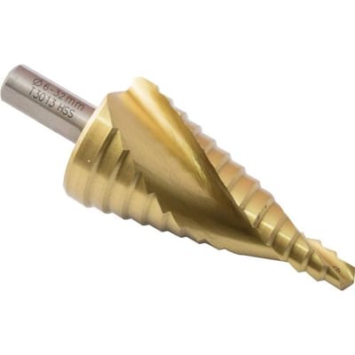 C.K T3013 HSS Getrapte boor Gezamenlijke lengte 91 mm TiN 3 vlakken schacht 1 stuk(s)