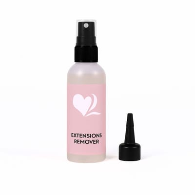 hair2heart Bonding-oplosmiddel 100 ml Extensionsverwijderaar - Keratine Bonding-oplosser en Tape Extension-oplosser, verwijdert extensions zacht en voorzichtig