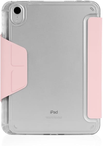 STM Goods, Hoesje geschikt voor iPad Mini 8.3 - Opp Series met Stylus Houder & Origami Standaard, Roze