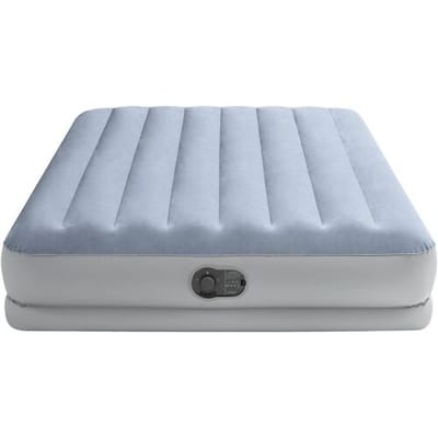 Intex 64159 QUEEN DURA-BEAM COMFORT AIRBED Luchtbed (l x b x h) 203 x 152 x 36 cm Blauw-grijs