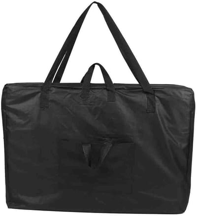 Waterdichte transporttas voor opvouwbare massagetafels tot 180 x 60 x 65 cm, met schouderband en handvatten, ideaal voor spa, fysiotherapie en wellness toepassingen
