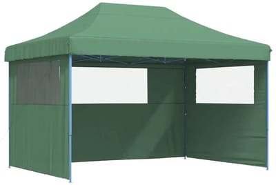 Partytent - Paviljoen - Gemakkelijk op te zetten - Opvouwbaar - Waterdicht - Partytenten - Met zijwanden - 3x4 - Groen