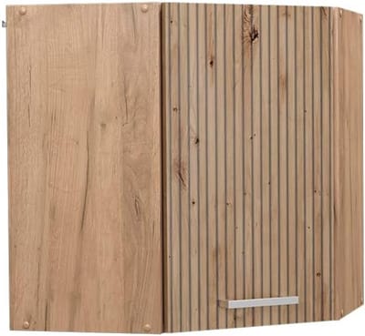 Hoekkast Keuken Ophangbaar Eikenhout Optimaal Ruimtegebruik
