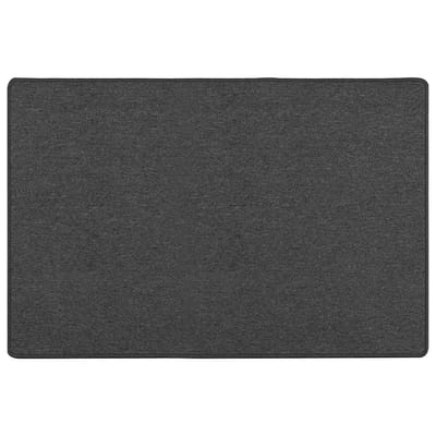 vidaXL - Tapijt - Loper - Donkergrijs - 100 - x - 150 - cm - 100% - Polypropyleen