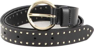 Vanzetti Leren Riem Slim Belt W65 Black Zwart