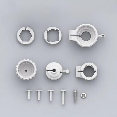 TRV Klep Adapter - Thermostaat Connector - Verwarming Regelen - Eenvoudige Installatie - M30 M28 - Grijs