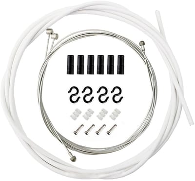 Dailygoods- Fietsremkabelset Universeel - Binnenremkabel - Remkabels - Remkabelbehuizing - Achterremkabel - Inclusief accessoires - Remkabel