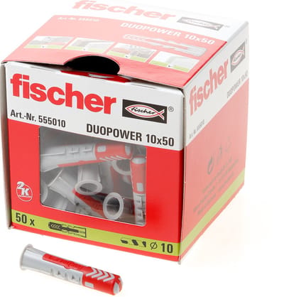 Fischer plug Duopower 10x50mm (Prijs per 50 stuks)
