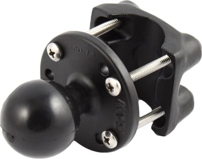 Aluminium Buisklem 25-32 mm diameter met C-Kogel RAM-202U