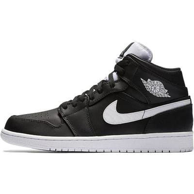 Jordan 1 Retro Mid Zwart Wit 554724-038 41 black