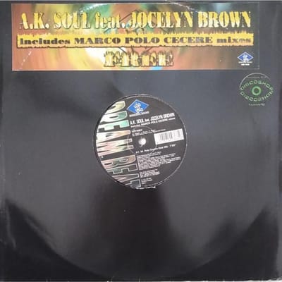 12-inch Plaat A.K. SOUL, JOCELYN BROWN - Free DB066 Dream Beat 1997 Italië Dans & Electronica Gebruikt beige