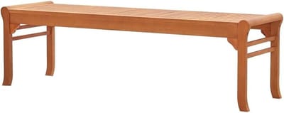 Massief Houten Bank - Tuinbank Driezits - Buiten Zitten - Klassieke Stijl - Niet Gespecificeerd - Eiken Afwerking