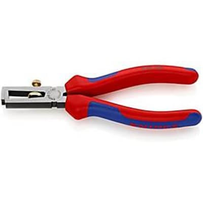KNIPEX draadstripper, L 160 mm, gepolijste kop, meercomponentenhulzen, openingsveer, speciaal gereedschapsstaal