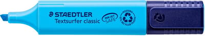 Staedtler 364-3 markeerstift 1 stuk(s) Beitelvormige punt Blauw