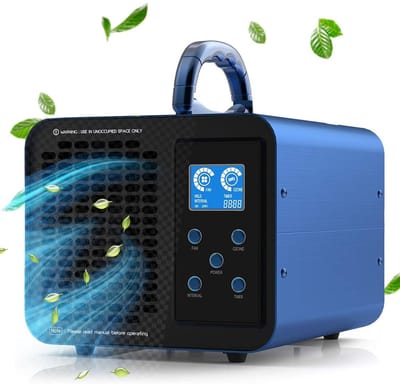 ApexArte® Ozon Generator - Ozon Apparaat - Ozongenerator - Luchtreiniger - Lucht Verschoner - Lucht Sterilisatie - Blauw en Zwart