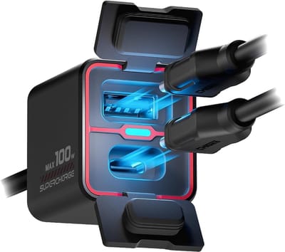 Universele 12V Motoraccu Lader IP66 Waterdicht voor Loodzuur, Gel, AGM en Lithium Accu's