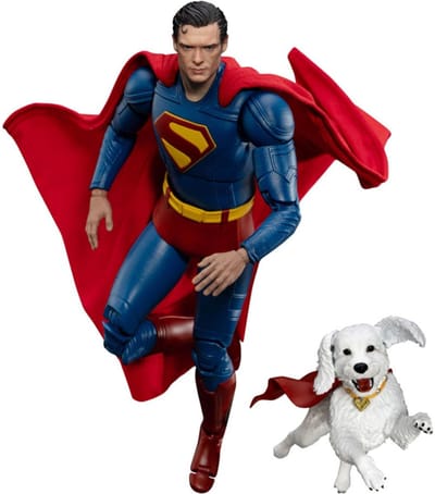 Beast Kingdom Toys Superman (2025) Action Figure Superman & Krypto 21 cm Action Figuur