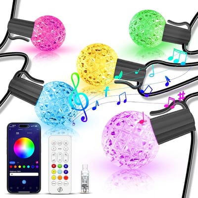 Equivera Partylights voor Buiten - Party Lights Outdoor - Partylights Outdoor - Feestverlichting Buiten - Lichtsnoer Buiten - Partylights - Party Lights Discolamp - Maak uw feest nog sfeervoller!