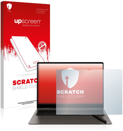 upscreen - Screenprotector voor Samsung Galaxy Book3 Pro 360 16" - Folie Beschermfolie transparant