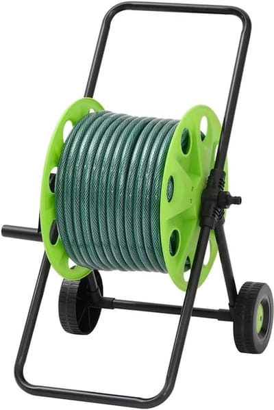 Slanghaspelkar Set - Tuinslang Kar - Tuin Besproeien - Duurzaam PVC Materiaal - 30 Meter - Groen