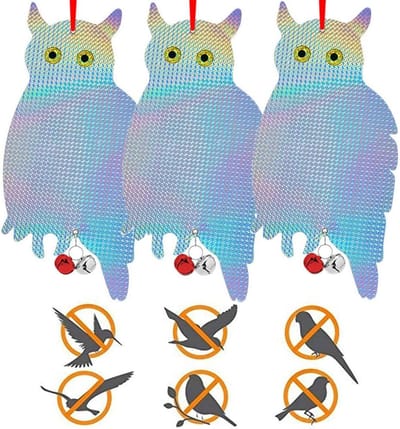 Uilenafweermiddel, reflecterend vogelafschrikmiddel, anti-duivenafweermiddel, duivenafweermiddel voor balkons, vogelafweermiddel voor buiten