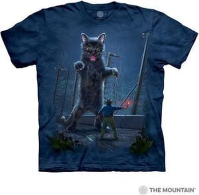 The Mountain Adult Unisex T-Shirt - Jurassic Kitten