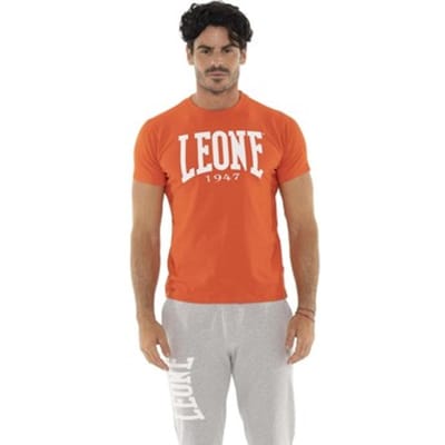T-shirt Korte Mouw Leone 1947 Man Short Sleeves Big Logo