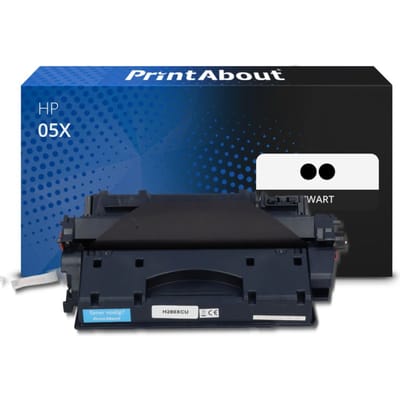 PrintAbout huismerk Toner 05X (CE505XD) Zwart Multipack Hoge capaciteit Geschikt voor HP