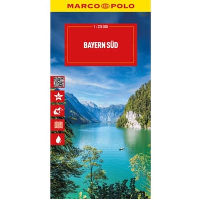 Marco Polo Reisekarte Deutschland 13 Bayern Süd 1:225.000 - Marco Polo Reisekarte Deutschland