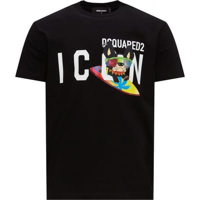 DSQUARED2 heren t-shirt icon - Maat: S white