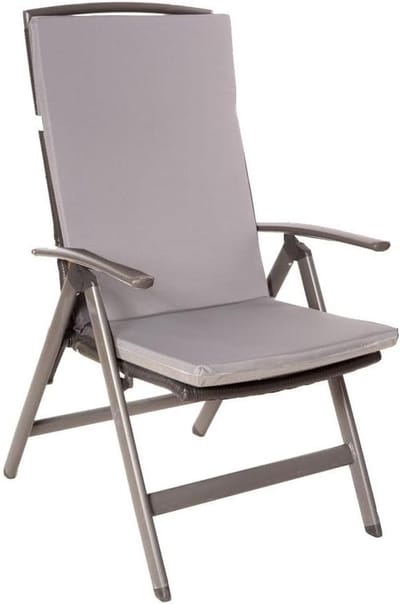 Tuinstoelkussen Set - Stoelkussen Buiten - Comfortabel Zitten - Waterdicht Weerbestendig - 110x47x4cm - Grijs