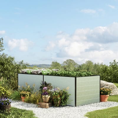 235 x 150 x 77 cm Moestuinbak Kingsize Daniela, Aluminium (geanodiseerd)