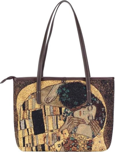 Signare - College tas - Gobelin - Kunst - Schoudertas - Gold Kiss - Gustav Klimt