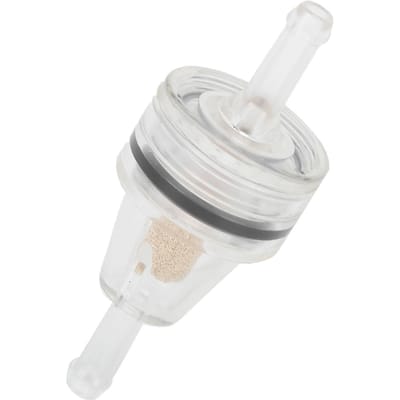 6mm Inline Brandstoffilter Transparant Universeel ABS Hittebestendig Duurzaam Motoronderdeel