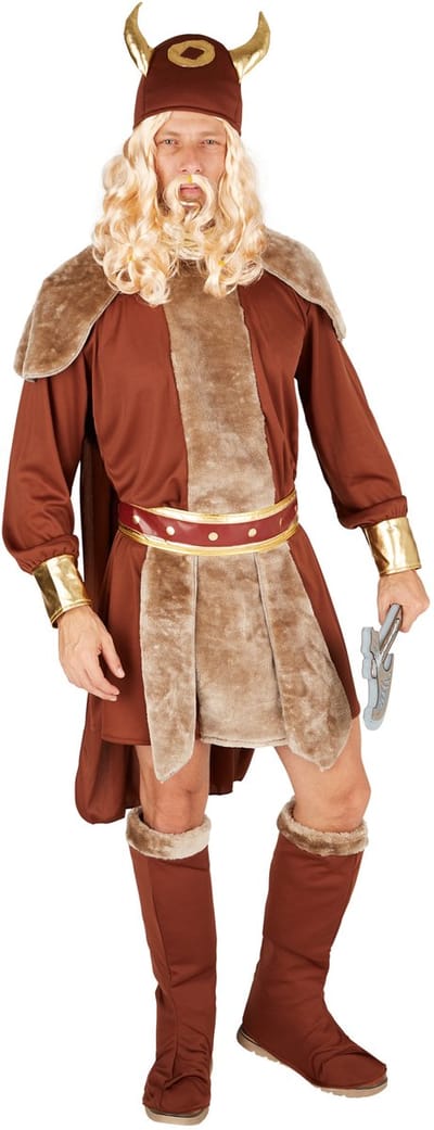 dressforfun - Vikingleider M - verkleedkleding kostuum halloween verkleden feestkleding carnavalskleding carnaval feestkledij partykleding - 301360