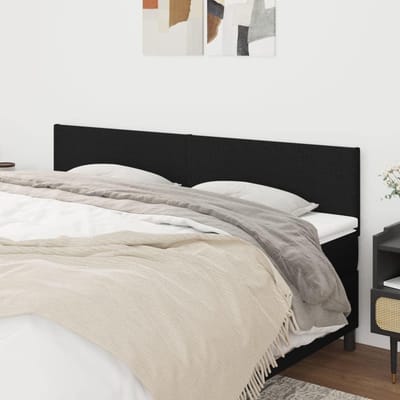 Hoofdborden - Beddecoratie - Slaapkamer Aankleden - In hoogte verstelbaar - 2 stuks 90cm - Zwart