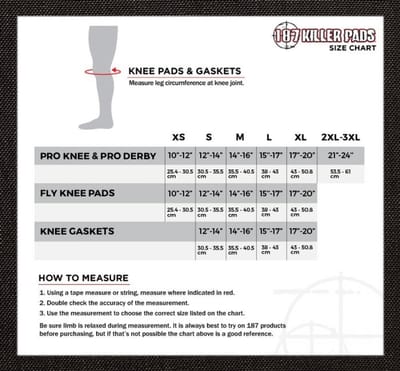187 KILLER PADS FLY KNIEBESCHERMERS ZWART