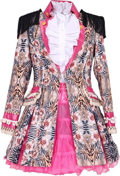 Carnavalsjas dames - Zebraprint / Tijgerprint | Maat 36 - Carnavalskleding Dames - Carnaval