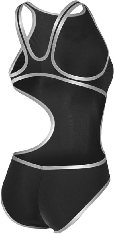 Arena Badpak One Biglogo One Piece Zwart/Zilver