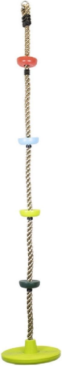 Greenmill Kids - Klimtouw met Schijf - Synthetisch Materiaal - 2m - Veiligheidscertificaat EN71